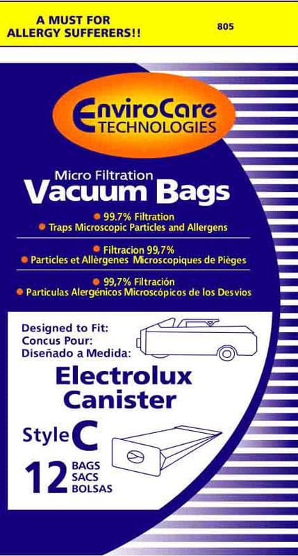 Electrolux Style C Bags to Fit Aerus/electrolux  LOT OF 2 12 