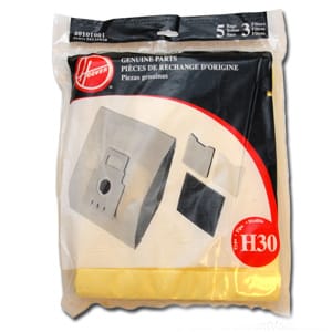 Hoover H30 Vacuum Bags 40101001- Genuine - 5 bags + 1 filter / pack