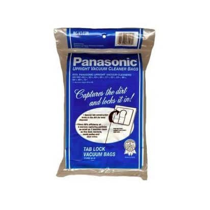 Panasonic Genuine Type U-6 Micron Vacuum Bags, 3 Pack