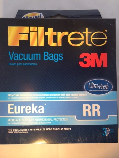 3ct Pack Filtrete 3M Pet Odor Absorber Vacuum Bags RR Eureka 4800 Micro Allergen 