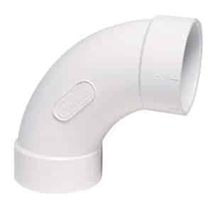 90° Sweep PVC Connector