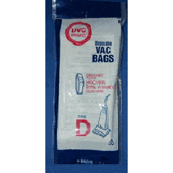 Generic Hoover Style D Upright Vacuum Cleaner Bags, 3 Pack