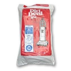 Dirt Devil Type C Deluxe Vacuum Bags, 10 Pack, Part # 3700148001