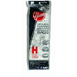 Hoover Standard H Vacuum Bags, 3 Pack, Part # 401009H