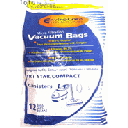 Compact/Tristar Microfiltration Vacuum Bags, 12 Pack, Part # COR-1450