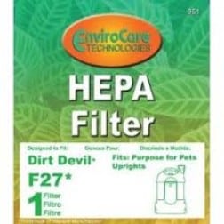 Generic Dirt Devil F-27 Filter, Part # 951