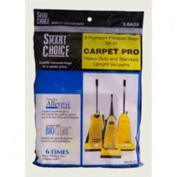 Carpet Pro Upright Paper Bags, 3 Pack