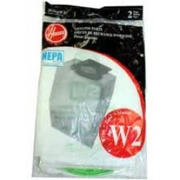 Hoover W2 WindTunnel HEPA Vacuum Bags, 2 Pack, Part # 401080W2