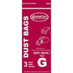 Generic Dirt Devil G Vacuum Bags, 3 Pack, Part # 122SW