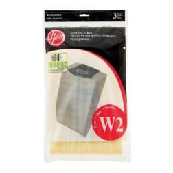 Genuine Hoover 401010 W2 Vacuum Cleaner Allergen Filter Bags 3 Pack