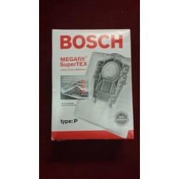 5 Pack Bosch Type P Vacuum Bags Microfiltration with Closure 