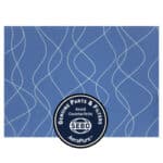 SEBO Microfilter with textile (light blue, waves)