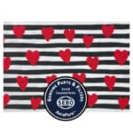 SEBO Microfilter with textile (black/white, red hearts)