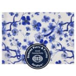 SEBO Microfilter with textile (indigo/white, blossoms)